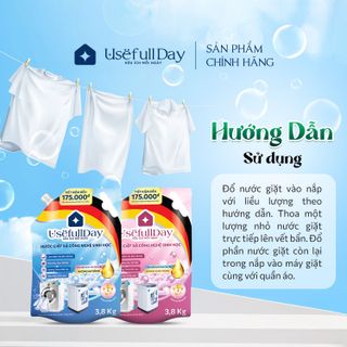 Nước giặt xả công nghệ sinh học Usefull Day hương sang trọng 3,8kg