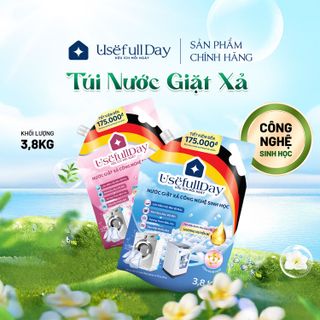 Nước giặt xả công nghệ sinh học Usefull Day hương sang trọng 3,8kg
