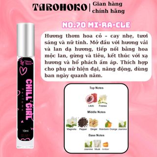 No.70 Mi-ra-cle Chill Girl - Nước hoa nữ 10ml - 30ml siêu hot hit - Tarohoko