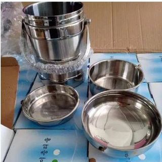 CẶP LỒNG INOX, CÀ MEN GIỮ NHIỆT 1,4L