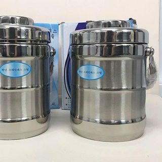 CẶP LỒNG INOX, CÀ MEN GIỮ NHIỆT 1,4L