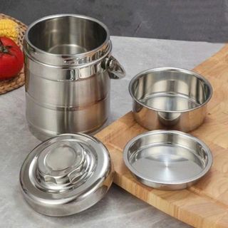 CẶP LỒNG INOX, CÀ MEN GIỮ NHIỆT 1,4L