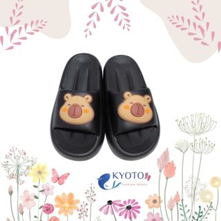 Dép Nữ Quai Ngang Capybara-Dép Capybara Cao 3cm E7508