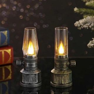 ĐÈN DẦU ĐIỆN TỬ SÀI PIN CỔ ĐIỂN