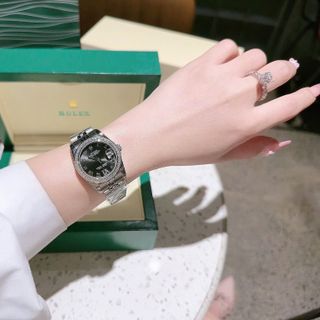 ĐỒNG HỒ NAM NỮ CAO CẤP RÔLEC MÁY CƠ MẶT SAPHIRE VIỀN HỘT