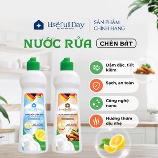 Nước rửa chén bát công nghệ sinh học Usefull Day - Hương Quế 750ml