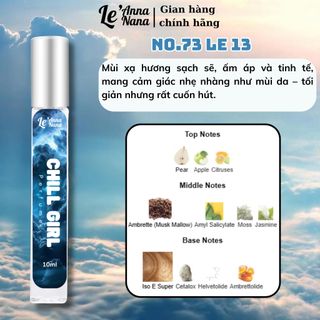 No.73 Lê 13 Chill Guy - Nước hoa nam 10ml-30ml siêu hot hit - Nam tính - Tarohoko