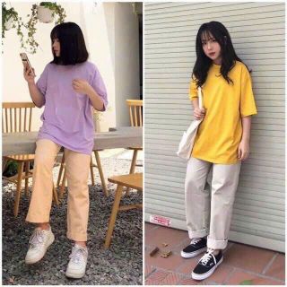 Áo thun trơn Nam Nữ Unisex nhiều màu, áo đôi