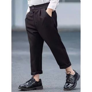 Quần Tây Học Sinh Màu Xanh Than - Chất Tuyết Mưa, Lưng Chun Sau Thoải Mái