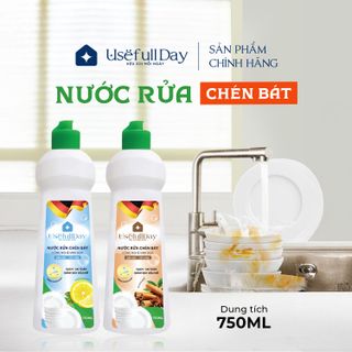 Nước Rửa Chén Công Nghệ Sinh Học Usefull Day Hương Chanh 750ml