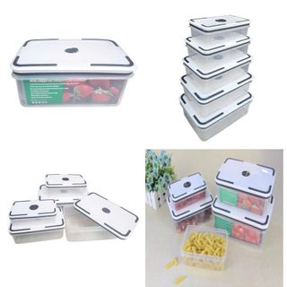 BỘ 5 HỘP ĐỰNG THỰC PHẨM TRONG SUỐT
