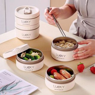 HỘP CƠM GIỮ NHIỆT 3 TẦNG KÈM TÚI