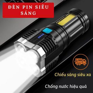 ĐÈN PIN 4 BÓNG SIÊU SÁNG