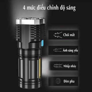 ĐÈN PIN 4 BÓNG SIÊU SÁNG