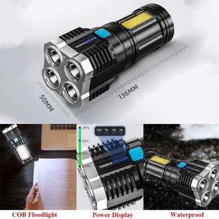 ĐÈN PIN 4 BÓNG SIÊU SÁNG