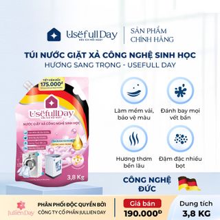 Nước giặt xả công nghệ sinh học Usefull Day hương sang trọng 3,8 kg