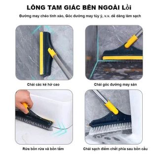 CHỔI CHÀ SÀN VỆ SINH ĐA NĂNG 2IN1