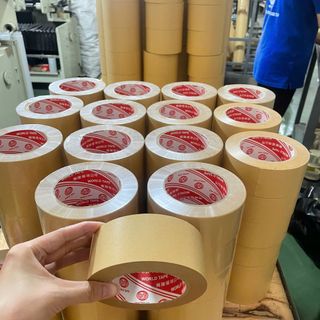 BĂNG KEO GIẤY NÂU DA BÒ ( BÓNG/ NHÁM) - ĐỦ QUY CÁCH