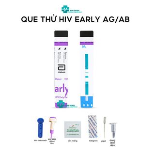 Combo 2 que thử phát hiện sớm HIV thế hệ thứ 4 CTK và Early