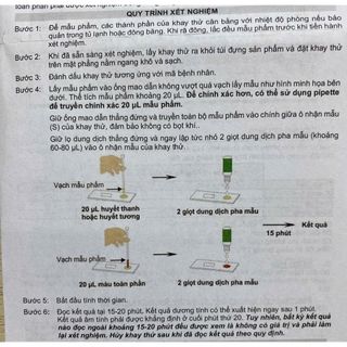 Combo 2 que thử phát hiện sớm HIV thế hệ thứ 4 CTK và Early