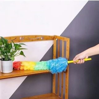 CHỔI LÔNG PHỦI BỤI 7 MÀU CÁN DÀI
