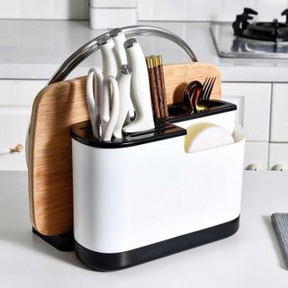 HỘP CẮM DAO THỚT NẮP NỒI ĐA NĂNG