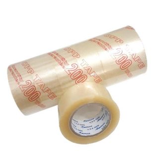 BĂNG KEO TRONG 200YARD 1 CÂY 6 CUỘN ( LOẠI 1K8)