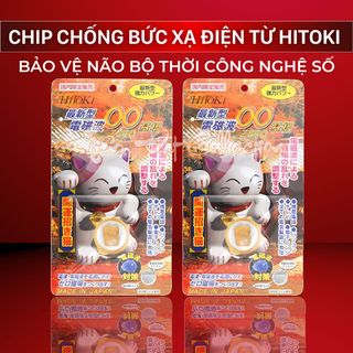 Chip Ngăn Bức Xạ Điện Từ Hitoki Nhật Bản - Mèo Thần Tài