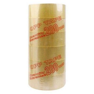 BĂNG KEO TRONG 200YARD 1 CÂY 6 CUỘN ( LOẠI 1K8)