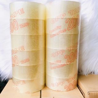 BĂNG KEO TRONG 200YARD 1 CÂY 6 CUỘN ( LOẠI 1K8)