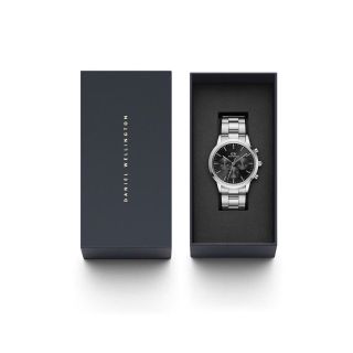ĐỒNG HỒ NAM CAO CẤP DANIEL W CHONOGRAPH DÂY THÉP FULLBOX TEM