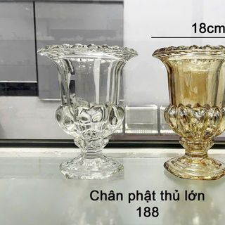 BÌNH CẮM HOA VÀNG CHÂN PHẬT THỦ 22CM
