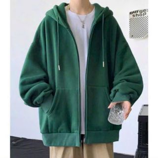 Áo Khoác Hoodie Zip Tay Phồng, Áo Khoác Nỉ Hoodie Trơn Nam Nữ Dây Kéo Nhiều Màu Form Rộng