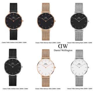ĐỒNG HỒ NỮ CAO CẤP DANIEL W PETITE MẶT LƯỚI TRÒN FULLBOX TEM