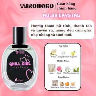 No.89 Crystal Chill Girl - Nước hoa nữ 10ml - 30ml siêu hot hit - Tarohoko