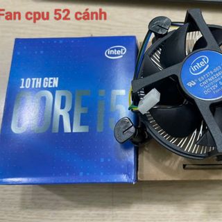 Fan cpu box đóng sẵn core I5 loại 52 cánh
