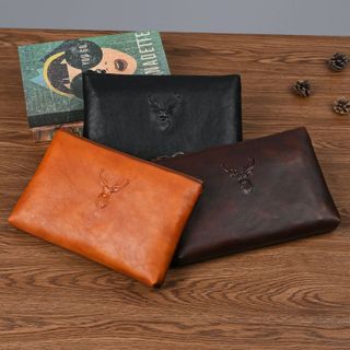Ví cầm tay nam da bò thật 31079