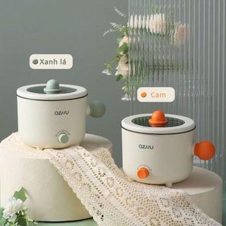 NỒI LẨU ĐIỆN MINI CHỐNG DÍNH OZHU 2 NẤC NHIỆT (T36)