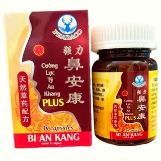 Viên uống Viêm xoang, viêm mũi dị ứng, mãn tính Cường lực tỷ an khang - Bi an khang xuất xứ Nhật Bản - Hộp 30 viên - Mã số 1177