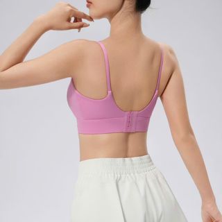 Áo Bra 2 dây NAQI 471 mút đúc  chống sốc, Áo tập yoga gym, cạp dày giữ nâng V1 tốt