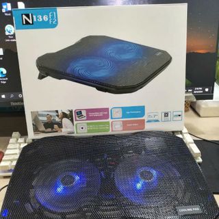 Đế tản nhiệt N136 - 2 quạt - làm mát laptop