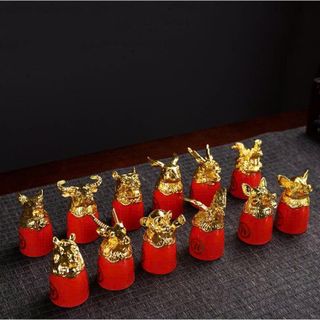 BỘ 12 LY RƯỢU HÌNH CON GIÁP