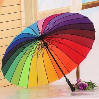 DÙ CHE MƯA 7 MÀU 16 NAN CHỐNG TIA UV