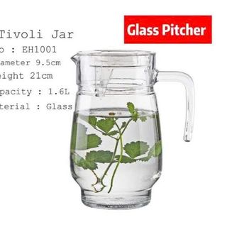 BÌNH NƯỚC THỦY TINH DELI 1,6L EH1001