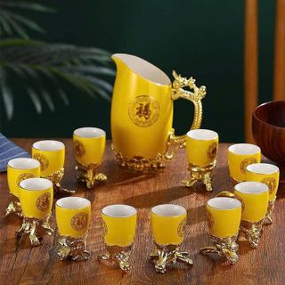 BỘ 12 LY RƯỢU HÌNH CON GIÁP