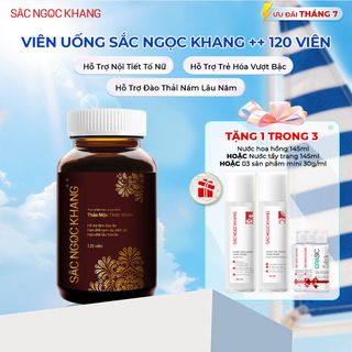 Viên Uống Sắc Ngọc Khang ++ [Hộp 120 Viên] Tặng 1 Trong 2 Món Bất Kỳ