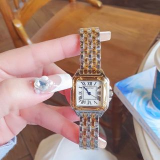 SALE BỎ MẪU ĐỒNG HỒ NỮ TRUNG CẤP CATIƠR MẶT VUÔNG KHOÁ BƯỚM