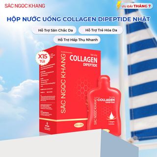 Nước Uống Collagen Dipeptide Sắc Ngọc Khang [Hộp 15 Túi]