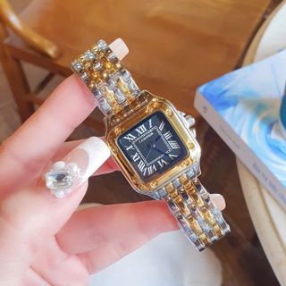 SALE BỎ MẪU ĐỒNG HỒ NỮ TRUNG CẤP CATIƠR MẶT VUÔNG KHOÁ BƯỚM