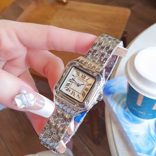 SALE BỎ MẪU ĐỒNG HỒ NỮ TRUNG CẤP CATIƠR MẶT VUÔNG KHOÁ BƯỚM